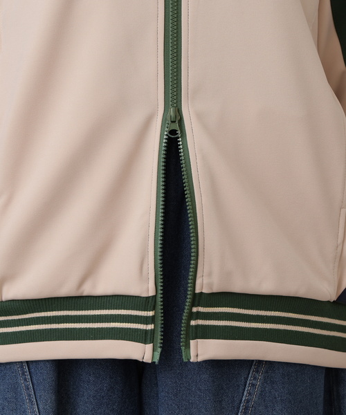 DOUBLE NAME（ダブルネーム）の「配色レトロラインリブジャージ（ジャージ・レディース・ネイビー/グリーン/レッド・FREE）」の18枚目の写真