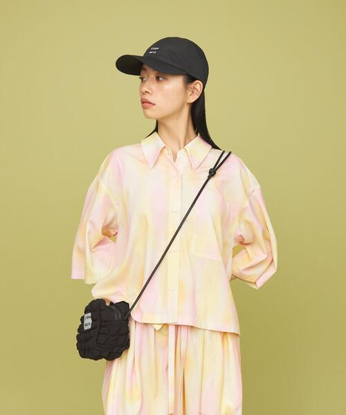 CITEN（シテン）の「＜CITEN＞マーブルプリント シャツ（シャツ/ブラウス・レディース・イエロー・FREE）」の2枚目の写真