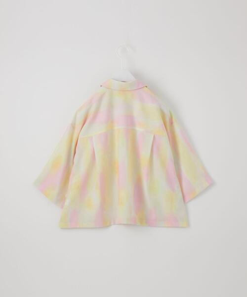 CITEN（シテン）の「＜CITEN＞マーブルプリント シャツ（シャツ/ブラウス・レディース・イエロー・FREE）」の6枚目の写真