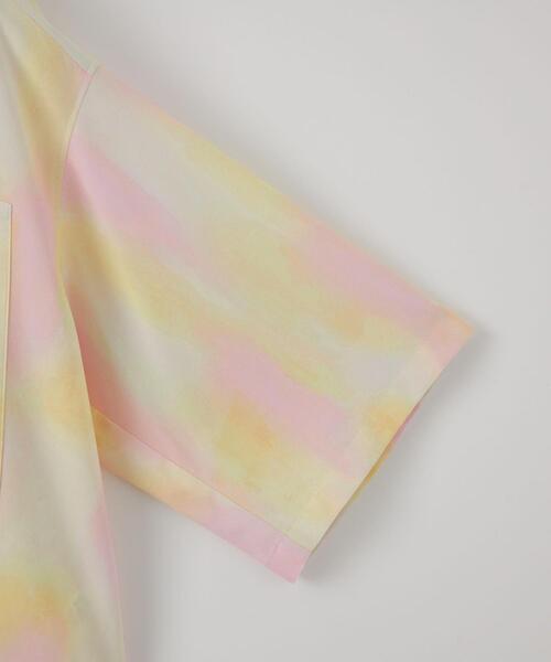 CITEN（シテン）の「＜CITEN＞マーブルプリント シャツ（シャツ/ブラウス・レディース・イエロー・FREE）」の8枚目の写真