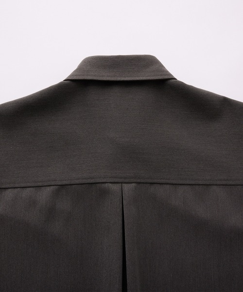 SERACE（セラス）の「【SERACE】Loose silhouette shirt / ルーズシルエットシャツ（シャツ/ブラウス・メンズ・ブラック/オフホワイト/チャコールグレー/ダークブルー/グレイッシュベージュ/ダークグリーン/ライトブルー/ワインレッド/ブラック系・M/L/S）」の19枚目の写真