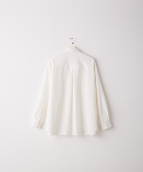 SERACE（セラス）の「【SERACE】Loose silhouette shirt / ルーズシルエットシャツ（シャツ/ブラウス・メンズ・ブラック/オフホワイト/チャコールグレー/ダークブルー/グレイッシュベージュ/ダークグリーン/ライトブルー/ワインレッド/ブラック系・M/L/S）」の11枚目の写真