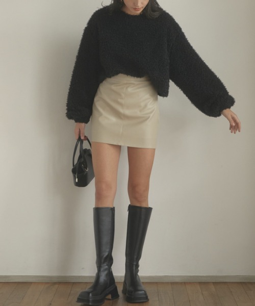 ACYM(アシーム)の「Square sole long ブーツ(ブーツ・レディース・ブラック・SMALL/MEDIUM/LARGE)」の3枚目の写真