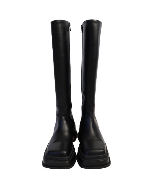 ACYM(アシーム)の「Square sole long ブーツ(ブーツ・レディース・ブラック・SMALL/MEDIUM/LARGE)」の14枚目の写真