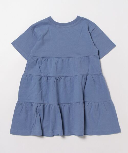 Life Support Products（ライフサポートプロダクツ）の「コットンUSA半袖ティアードワンピース(90～150cm)（ワンピース・キッズ・ライトグレー/グリーン/ブルー・110/100/140/120/130/150/90）」の5枚目の写真