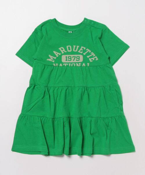 Life Support Products（ライフサポートプロダクツ）の「コットンUSA半袖ティアードワンピース(90～150cm)（ワンピース・キッズ・ライトグレー/グリーン/ブルー・110/100/140/120/130/150/90）」の10枚目の写真