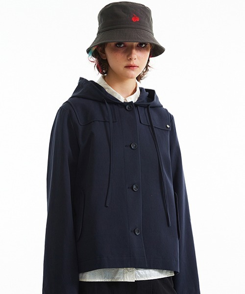 KIRSH(キルシー)の「KIRSH UNI BUCKET HAT/キルシーユニバケットハット(ハット・レディース・ベージュ/チャコール・ONE SIZE)」の14枚目の写真