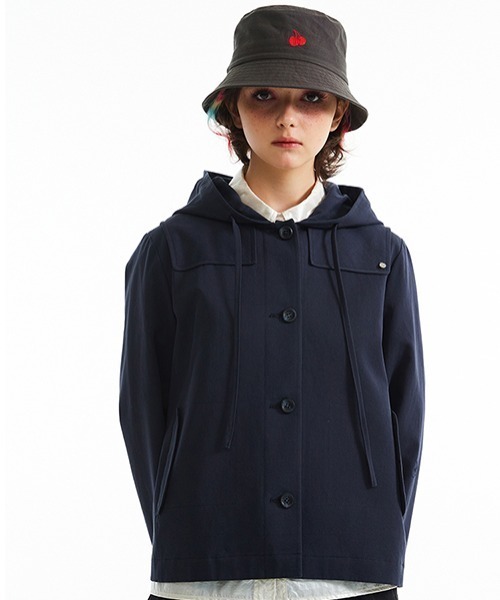 KIRSH(キルシー)の「KIRSH UNI BUCKET HAT/キルシーユニバケットハット(ハット・レディース・ベージュ/チャコール・ONE SIZE)」の12枚目の写真