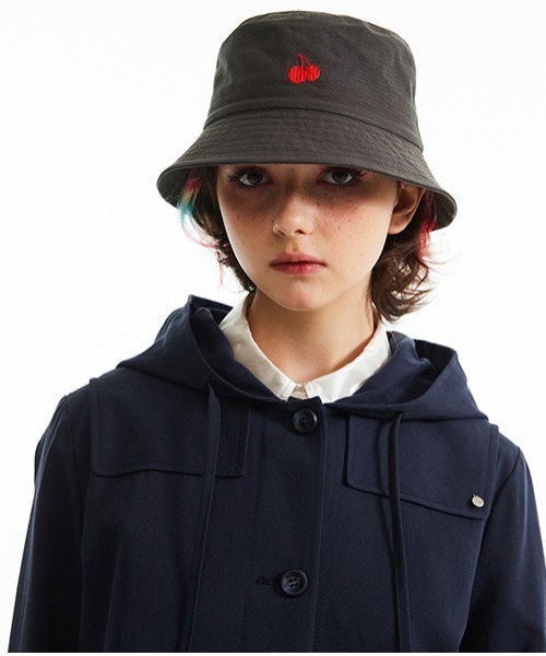 KIRSH(キルシー)の「KIRSH UNI BUCKET HAT/キルシーユニバケットハット(ハット・レディース・ベージュ/チャコール・ONE SIZE)」の18枚目の写真