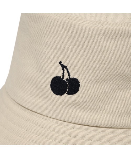 KIRSH(キルシー)の「KIRSH UNI BUCKET HAT/キルシーユニバケットハット(ハット・レディース・ベージュ/チャコール・ONE SIZE)」の4枚目の写真