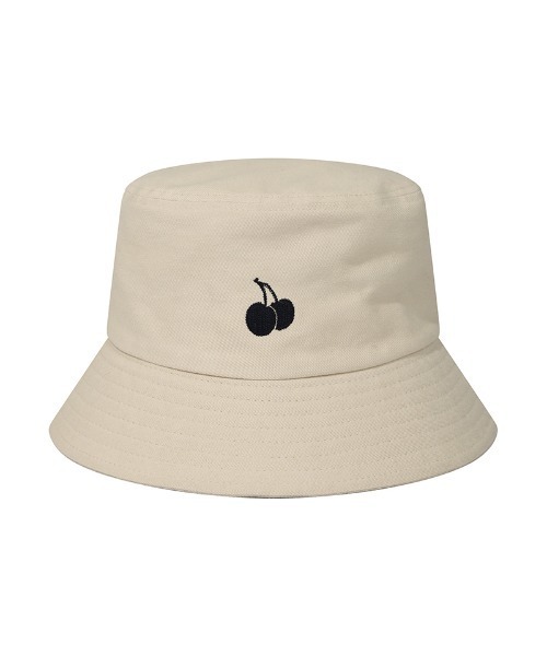 KIRSH(キルシー)の「KIRSH UNI BUCKET HAT/キルシーユニバケットハット(ハット・レディース・ベージュ/チャコール・ONE SIZE)」の6枚目の写真