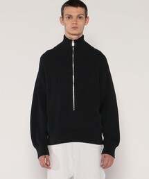 GALERIE VIE（ギャルリー ヴィー）の「コットンリブ ハーフジッププル