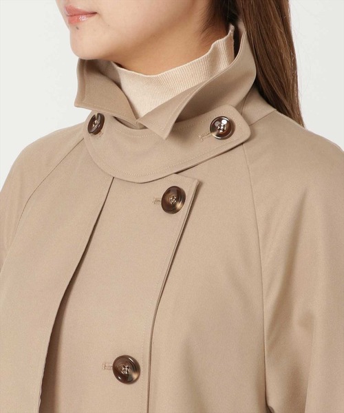 REDYAZEL（レディアゼル）の「スタンドカラートレンチコート（トレンチコート・レディース・サックスブルー/ネイビー/ベージュ・SMALL/MEDIUM）」の9枚目の写真