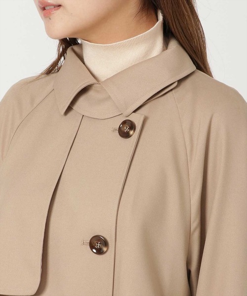 REDYAZEL（レディアゼル）の「スタンドカラートレンチコート（トレンチコート・レディース・サックスブルー/ネイビー/ベージュ・SMALL/MEDIUM）」の10枚目の写真
