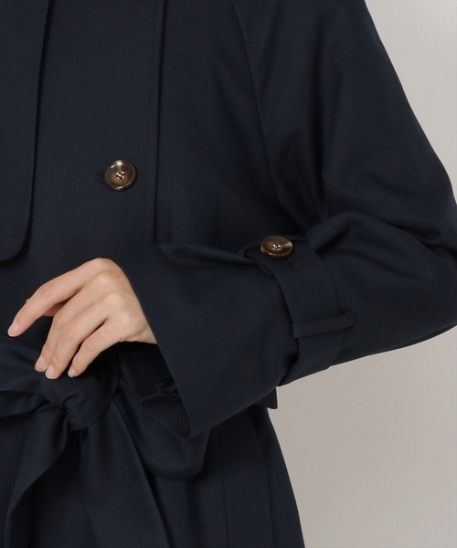 REDYAZEL（レディアゼル）の「スタンドカラートレンチコート（トレンチコート・レディース・サックスブルー/ネイビー/ベージュ・SMALL/MEDIUM）」の16枚目の写真