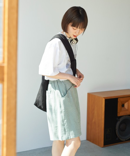 unclip（アンクリップ）の「ニュースペーパーバッグ（ショルダーバッグ・レディース・ブラック/ナチュラル・FREE）」の6枚目の写真