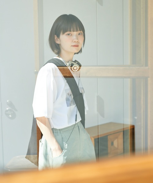 unclip（アンクリップ）の「ニュースペーパーバッグ（ショルダーバッグ・レディース・ブラック/ナチュラル・FREE）」の10枚目の写真