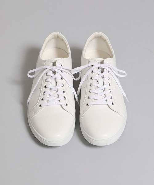 TETE HOMME（テットオム）の「シープレザースニーカー（スニーカー・メンズ・ブラック/ホワイト・LARGE/MEDIUM/X-LARGE）」の2枚目の写真