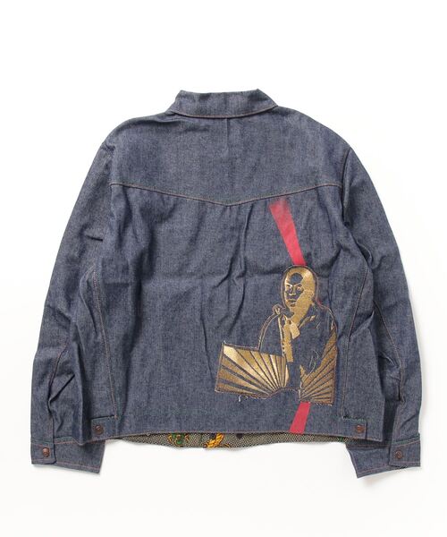 A'GEM/9 × .kom『Liberation LAB/リべレーションラブ』ワッペンデニムジャケット（デニムジャケット）｜A‘gem 9（エージェムナイン）