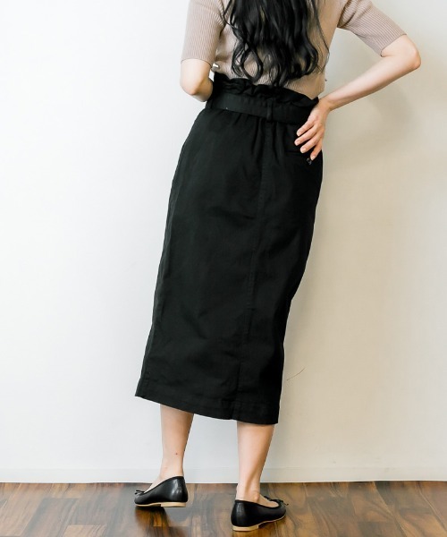 atONE(アットワン)の「atONE ストレートタイトスカート(スカート・レディース・ブラック/ベージュ/カーキ・LL/L/4L/3L/M)」の6枚目の写真