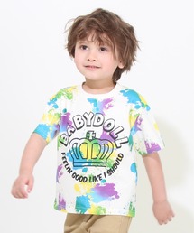 BABYDOLL（ベビードール）の「親子お揃い ペイント総柄Tシャツ 8013K（Tシャツ/カットソー・キッズ）」
