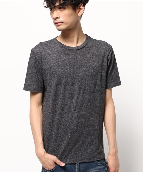 CIAOPANIC（チャオパニック）の「【Ciaopanic】F.L.B天竺ポケTee（Tシャツ/カットソー・メンズ・グレー/チャコールグレー/ブルー・MEDIUM/LARGE）」の2枚目の写真