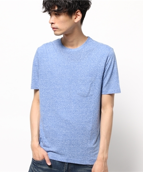 CIAOPANIC（チャオパニック）の「【Ciaopanic】F.L.B天竺ポケTee（Tシャツ/カットソー・メンズ・グレー/チャコールグレー/ブルー・MEDIUM/LARGE）」の3枚目の写真
