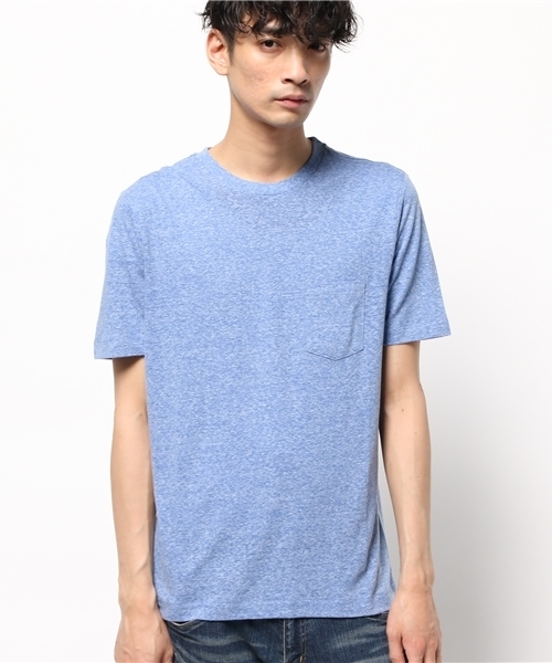 CIAOPANIC（チャオパニック）の「【Ciaopanic】F.L.B天竺ポケTee（Tシャツ/カットソー・メンズ・グレー/チャコールグレー/ブルー・MEDIUM/LARGE）」の8枚目の写真
