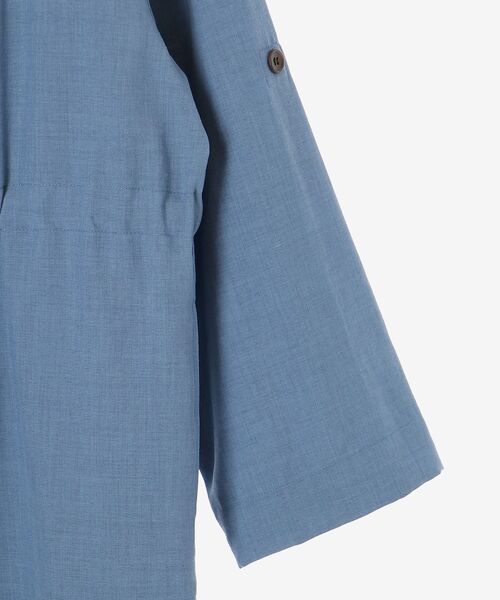 le.coeur blanc（ルクールブラン）の「オックスフォードドロストノーカラーコート（ノーカラーコート・レディース・ブルー/ライトグリーン/グレイッシュベージュ・38）」の13枚目の写真