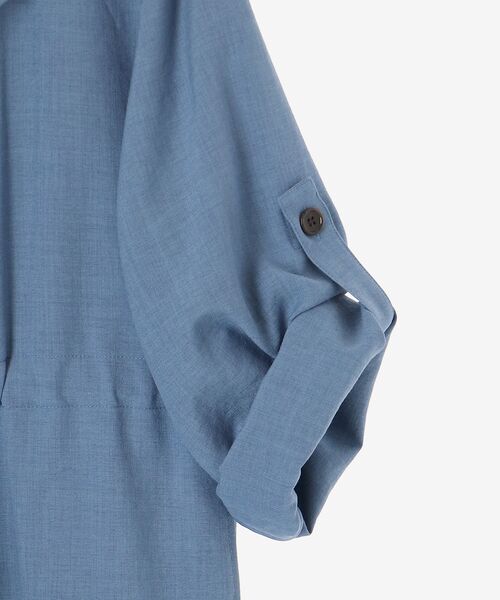 le.coeur blanc（ルクールブラン）の「オックスフォードドロストノーカラーコート（ノーカラーコート・レディース・ブルー/ライトグリーン/グレイッシュベージュ・38）」の14枚目の写真