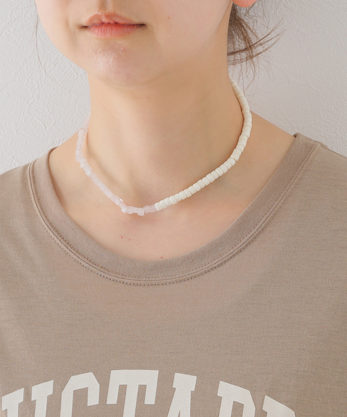 madori Plage STEEN/スティン  ネックレス plage（プラージュ）の「【STEEN/スティン】 WHITE SANDS ネックレス