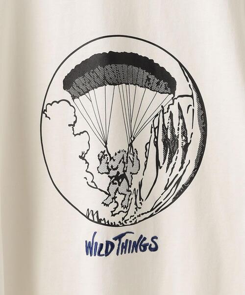 WILD THINGS(ワイルドシングス)の「<WILD THINGS> PARAGLIDING TEE/Tシャツ(Tシャツ/カットソー・メンズ・オリーブ/ロイヤルブルー/ホワイト・M/L/XL)」の8枚目の写真