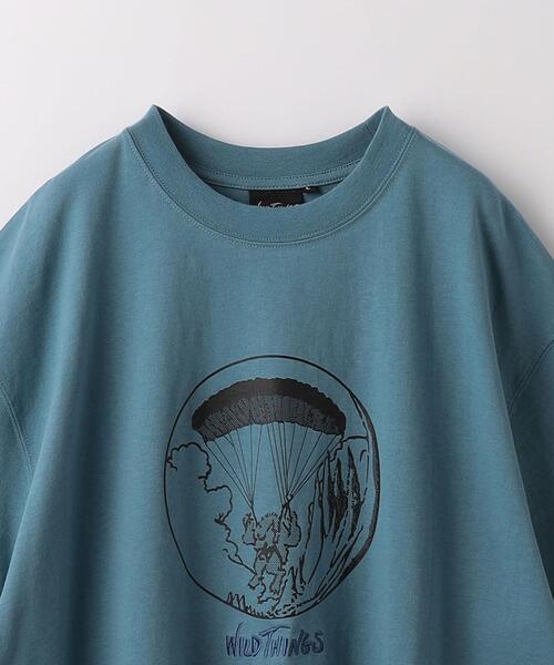 WILD THINGS(ワイルドシングス)の「<WILD THINGS> PARAGLIDING TEE/Tシャツ(Tシャツ/カットソー・メンズ・オリーブ/ロイヤルブルー/ホワイト・M/L/XL)」の10枚目の写真