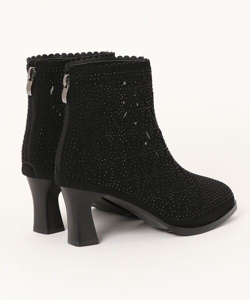 Burner(バーナー)の「【OKUOKU 0909】シースルーデザイン ショートブーツ oku-shoes-682175898014-565 U(ブーツ・レディース・ホワイト/ブラック・35/39/38/36/37/40)」の11枚目の写真