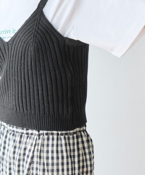 ROPE' PICNIC(ロペピクニック)の「ニットビスチェ(ベスト・レディース・ブラック/キナリ・38)」の14枚目の写真