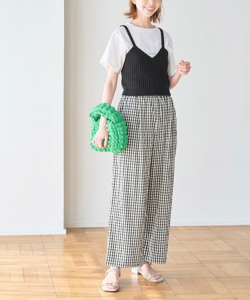 ROPE' PICNIC(ロペピクニック)の「ニットビスチェ(ベスト・レディース・ブラック/キナリ・38)」の10枚目の写真
