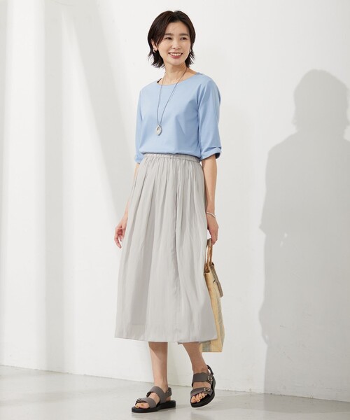 J.PRESS(ジェイプレス)の「【WEB限定・A4サイズ収納可】 マダガスカルラフィア トート バッグ(トートバッグ・レディース・ブルー系1/ブラウン系3/ブラック系2/ベージュ系2・F)」の16枚目の写真