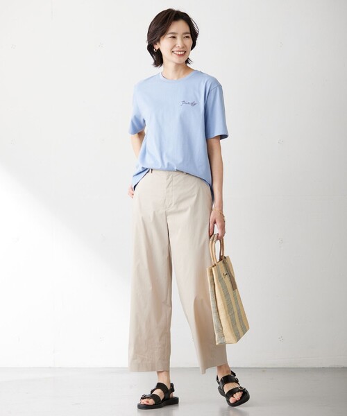 J.PRESS(ジェイプレス)の「【WEB限定・A4サイズ収納可】 マダガスカルラフィア トート バッグ(トートバッグ・レディース・ブルー系1/ブラウン系3/ブラック系2/ベージュ系2・F)」の18枚目の写真