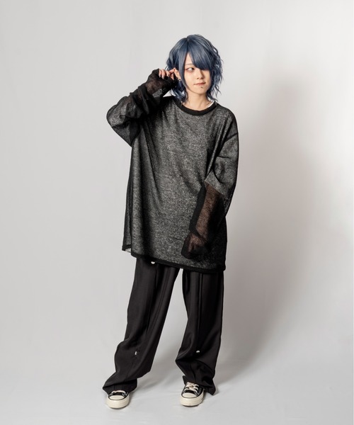 R/X（ロックス）の「シアーニット/ユニセックス対応（ニット/セーター・メンズ・ブラック/ベージュ・FREE）」の13枚目の写真