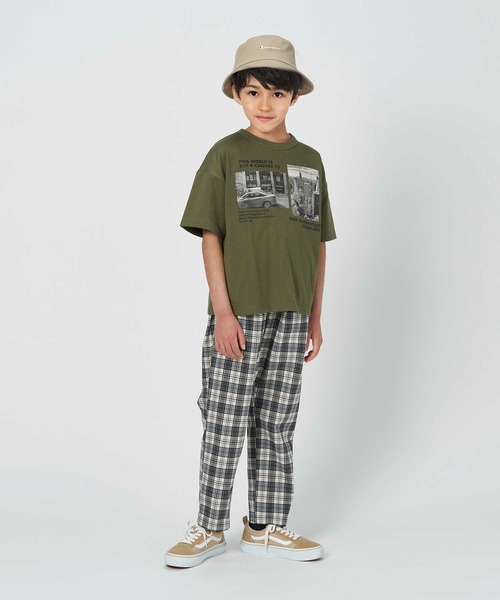 MPS（エムピーエス）の「【接触冷感】【MPS】サラサライージーパンツ / 吸水速乾（その他パンツ・キッズ・グリーン/カーキブラウン/グレー/ブラック/ホワイト×ブルー/ホワイト×ブラック・110/120/130/140/150/160）」の8枚目の写真