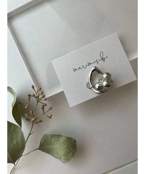 tone(トーン)の「【marumusubi】maru ring(MA)(リング・レディース・ゴールド/シルバー/シルバー系その他/ゴールド系その他・FREE)」の3枚目の写真