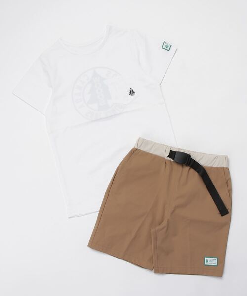 Woods(ウッズ)の「【ムラサキスポーツ別注】WOODS/ウッズ キッズ 2点セット 水陸両用 アウトドアウエア 386530(Tシャツ/カットソー・キッズ・ピンク系その他/ホワイト/ピンク/ホワイト系その他・130cm/140cm/150cm)」の3枚目の写真