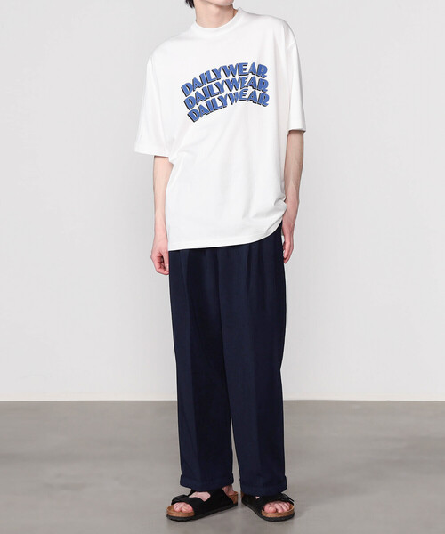 FARAH（ファーラー）の「FARAH | 3タックワイドツイルパンツ MEN（その他パンツ・メンズ・ベージュ/ネイビー・34/30/32）」の3枚目の写真