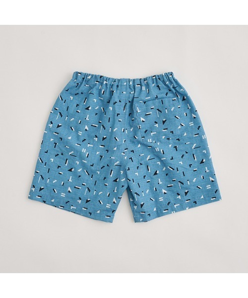 b・ROOM（ビールーム）の「モダン柄デザイン甚平（浴衣・キッズ・ネイビー/ブルー・100cm/110cm/120cm/130cm）」の4枚目の写真