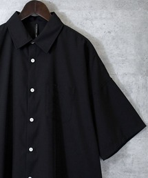 ポリストレッチ ドロップショルダーBIG SSシャツ レディース メンズ