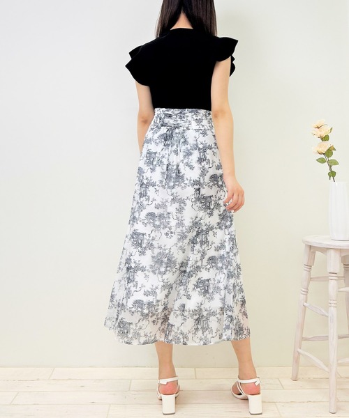 INGNI(イング)の「装飾付フリルノースリニット(ニット/セーター・レディース・ミント/ブラック/ピンク/オフホワイト・M)」の8枚目の写真