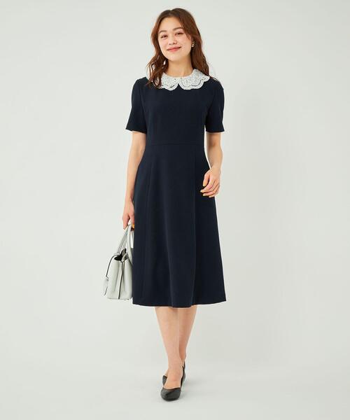green label relaxing ツイードボレロ&ワンピース　ラベンダー green label relaxing 【キッズスーツ2点SET】ラメツイード