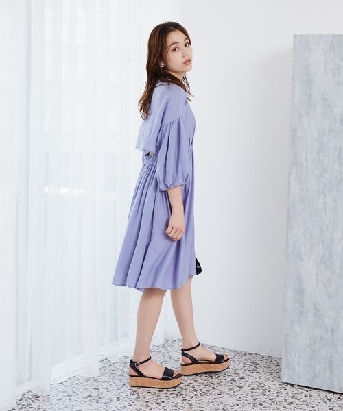 mysty woman（ミスティウーマン）の「厚底ストラップサンダル 905197（サンダル・レディース・ブラック/アイボリー/モカ・MEDIUM/LARGE）」の7枚目の写真