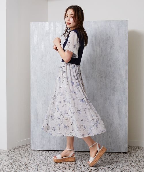 mysty woman（ミスティウーマン）の「厚底ストラップサンダル 905197（サンダル・レディース・ブラック/アイボリー/モカ・MEDIUM/LARGE）」の9枚目の写真