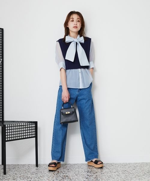 mysty woman（ミスティウーマン）の「厚底ストラップサンダル 905197（サンダル・レディース・ブラック/アイボリー/モカ・MEDIUM/LARGE）」の19枚目の写真